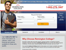 Tablet Screenshot of info.remingtoncollege.edu