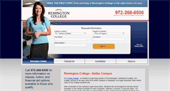 Desktop Screenshot of dallas.remingtoncollege.edu